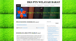 Desktop Screenshot of bksptnbarat.org
